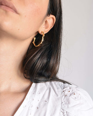 Float Hoop Earrings
