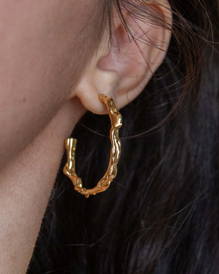 Float Hoop Earrings