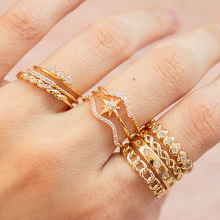 The definitive guide to stacking rings.