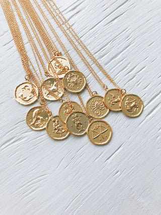 Astral Zodiac Coin Charm