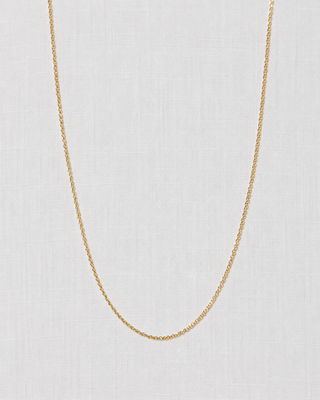 Classic Cable Chain Necklace Gold Vermeil