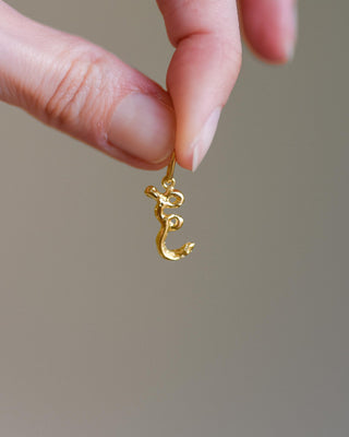 Initial Letter Charm Gold Vermeil