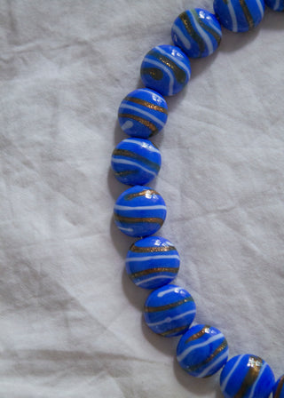Milos Glass Bead Necklace