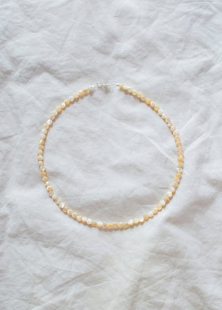 Mother of Pearl Gemstone Necklace