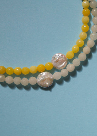 Nerida Gemstone Necklace in Sunshine