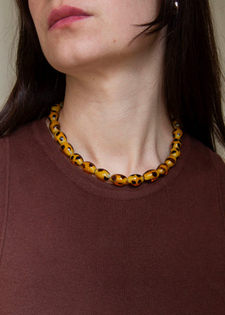 Leopard Gemstone Necklace