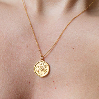 Astral Zodiac Coin Charm