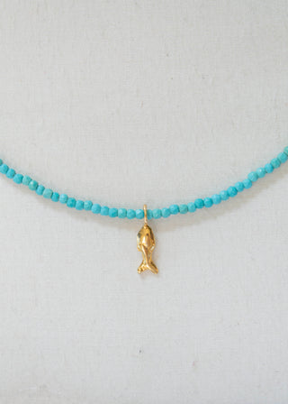 Zargana Gemstone Necklace in Turquoise