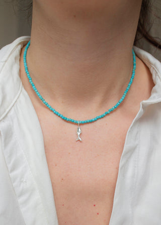 Zargana Gemstone Necklace in Turquoise