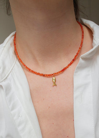 Zargana Gemstone Necklace in Sunset