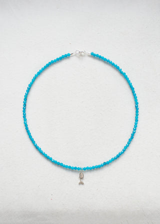 Zargana Gemstone Necklace in Ocean