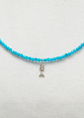 Zargana Gemstone Necklace in Ocean