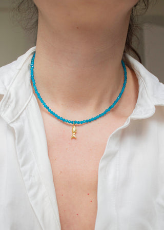 Zargana Gemstone Necklace in Ocean