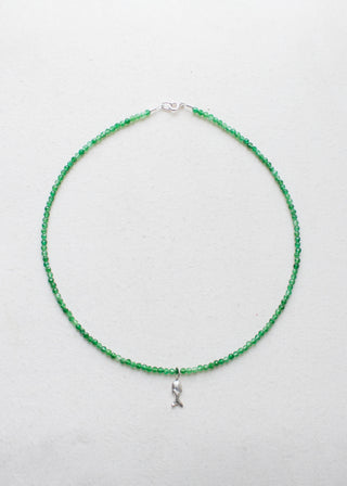 Zargana Gemstone Necklace in Emerald