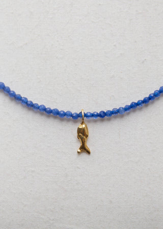 Zargana Gemstone Necklace in Deep Water