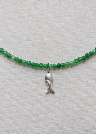 Zargana Gemstone Necklace in Emerald