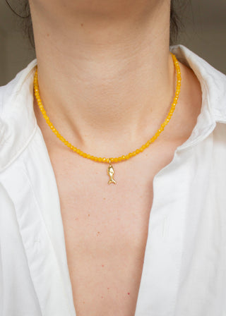 Zargana Gemstone Necklace in Sunshine