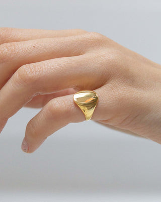 Signet Ring Gold Vermeil
