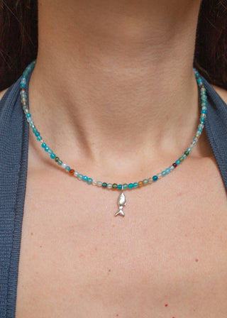 Zargana Gemstone Necklace in Bubbles