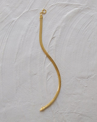 Snake Chain Bracelet Gold Vermeil