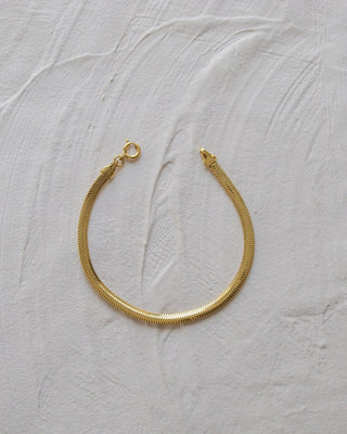 Βραχιόλι Snake Chain Gold Vermeil