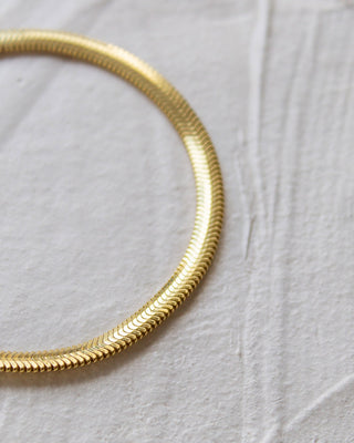 Snake Chain Bracelet Gold Vermeil