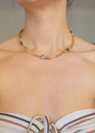High Tide Agate Pebble Necklace