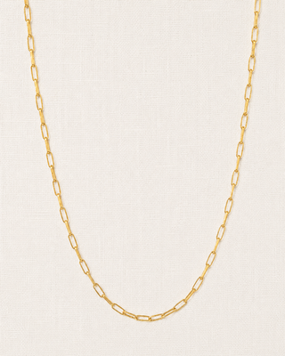 Link Chain Necklace Gold Vermeil