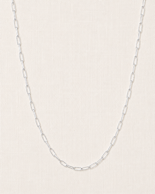 Link Chain Necklace Sterling Silver