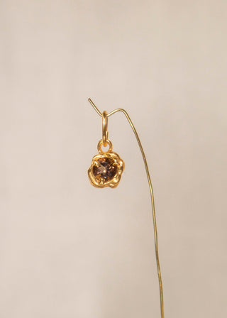 Melty Solitaire Charm 14K Yellow Gold
