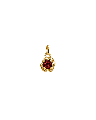 Melty Solitaire Charm 14K Yellow Gold