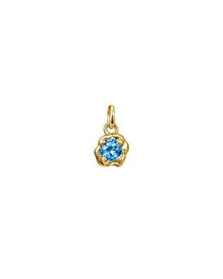 Melty Solitaire Charm 14K Yellow Gold