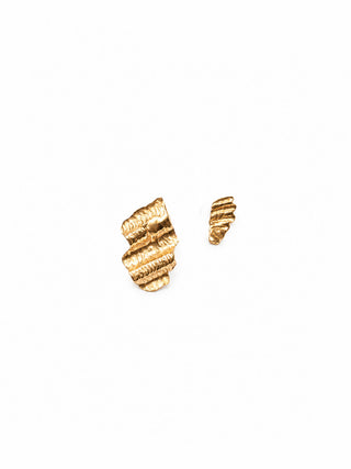 Fragments Stud Earrings 14K Yellow Gold