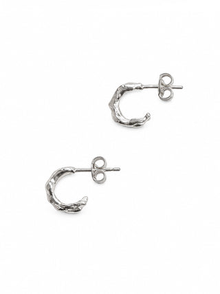 Mist Hoops Sterling Silver