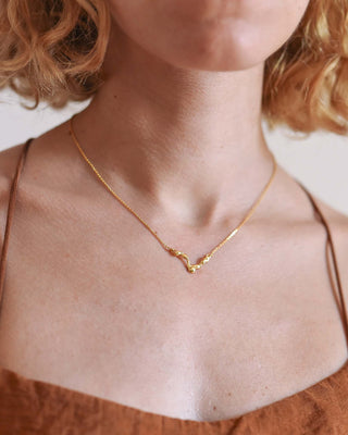 Float Necklace Gold Vermeil