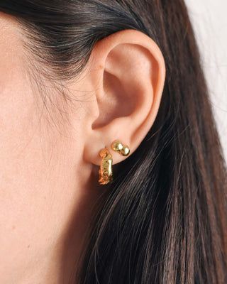 Arp Stud Earrings Gold Vermeil