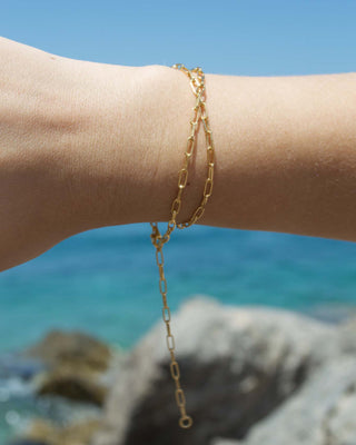Link Chain Bracelet Gold Vermeil