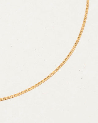 Fine Mariner Chain Necklace 14K Solid Gold