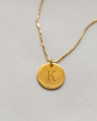 Zodiac Constellation Coin Necklace Gold Vermeil
