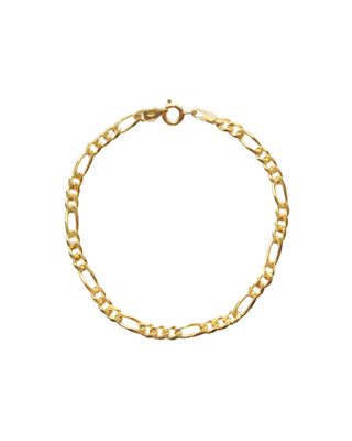 Βραχιόλι Figaro Chain Gold Vermeil