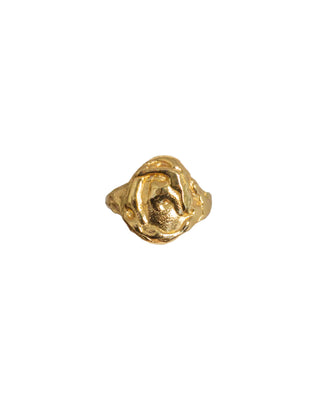 Δαχτυλίδι φόρμας χρυσό βερμέιλ