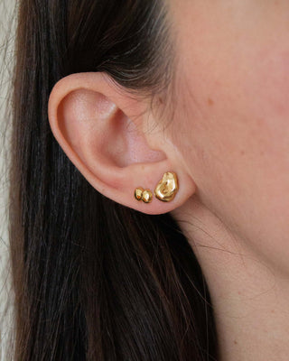 Arp Stud Earrings Gold Vermeil