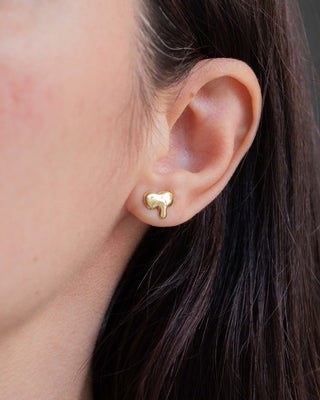 Arp Stud Earrings Gold Vermeil