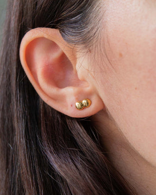 Arp Stud Earrings Solid Gold