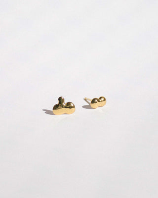 Arp Stud Earrings Gold Vermeil