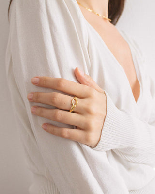 Float Ring Gold Vermeil