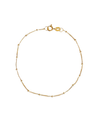 Stationed Chain Bracelet Gold Vermeil