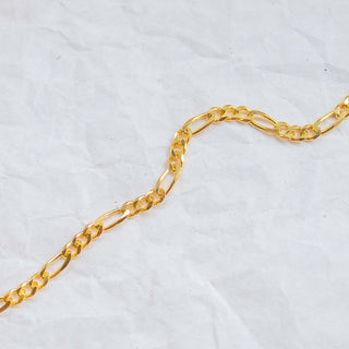 Βραχιόλι Figaro Chain Gold Vermeil