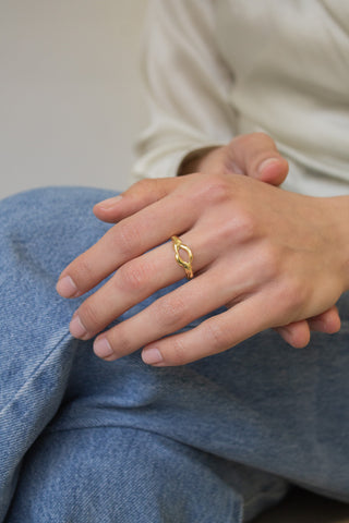 Float Ring Gold Vermeil