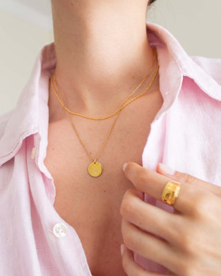 Gold Dust Chain Necklace